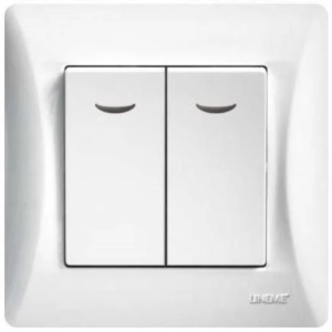 Διακόπτης A/R διπλός με λυχνία HSeries