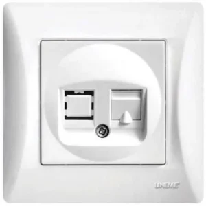 Πρίζα Δικτύου RJ45 μονή HSeries